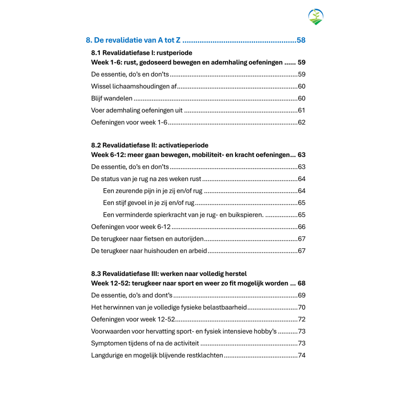 Herstel van een wervelfractuur